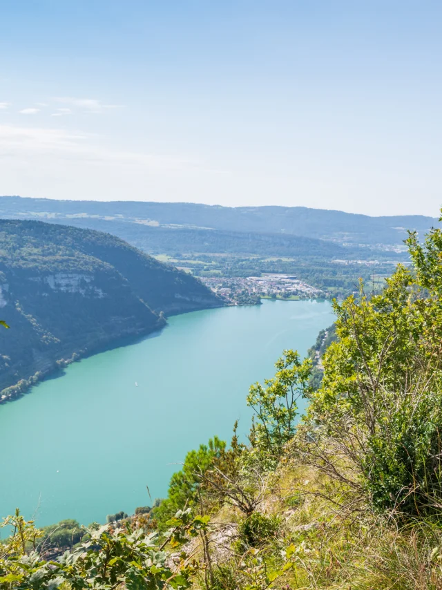 Le Lac de Nantua vu des Fècles