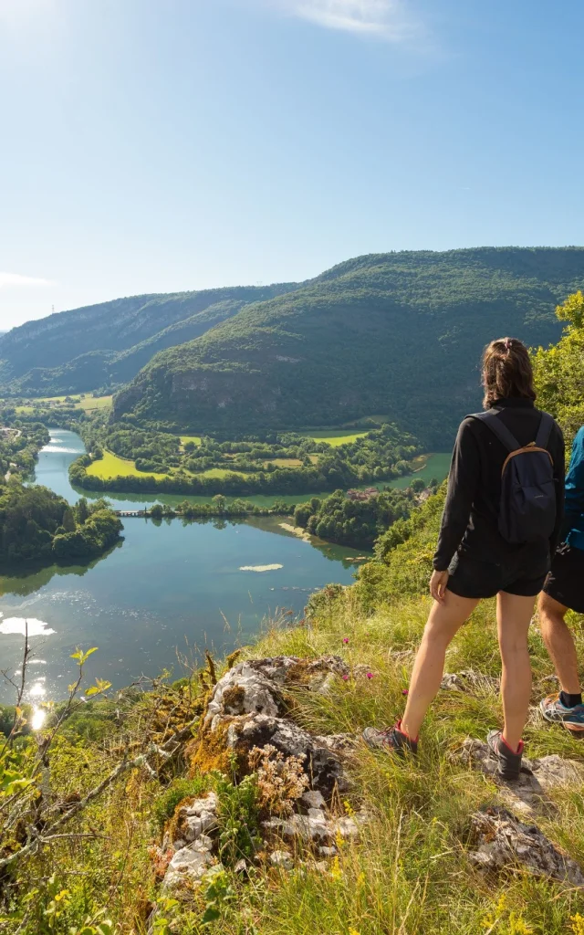 Belvedere der Kapelle Saint-Maurice d'Echazeaux in Corveissiat