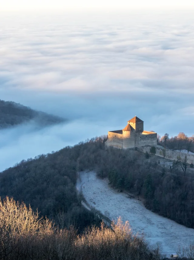 Le Château des Allymes en hiver
