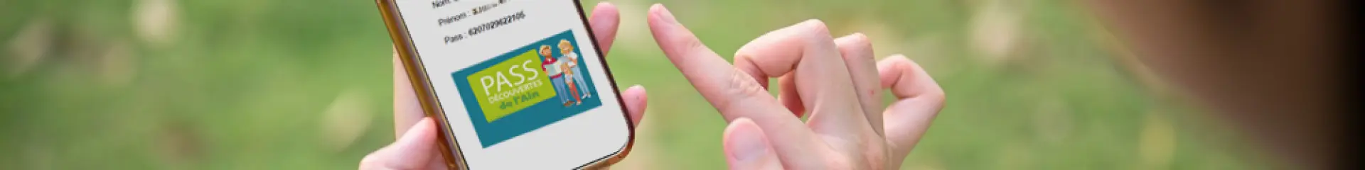 Le Pass'Découvertes de l'Ain sur votre téléphone portable