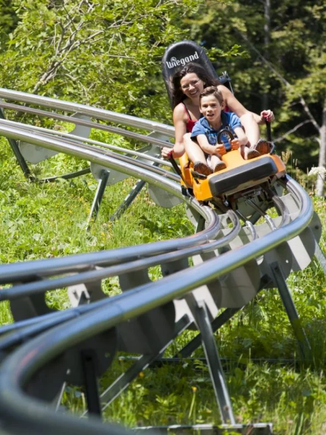 4-Jahreszeiten-Rodeln in Monts Jura