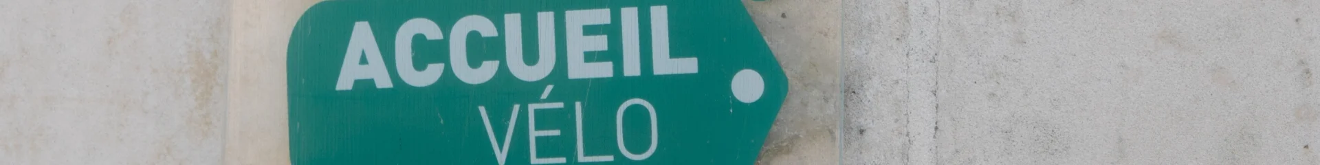 Schild Accueil Vélo