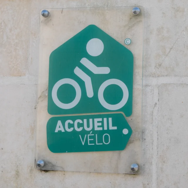 Schild Accueil Vélo