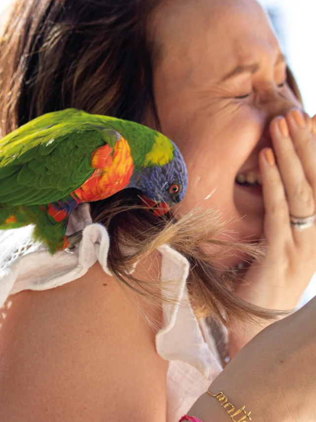 A magical moment at the Parc des Oiseaux in Villars-les-Dombes