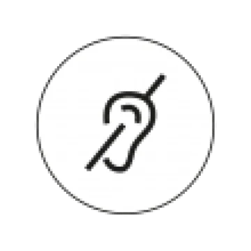 Handi tourisme icone Auditif
