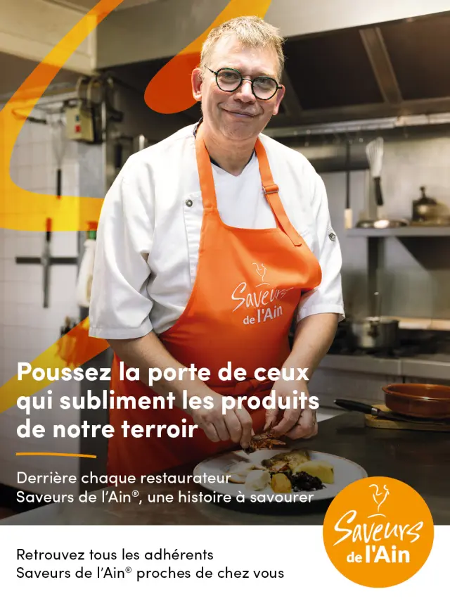Insertion pub Saveurs de l'Ain - Restaurateur
