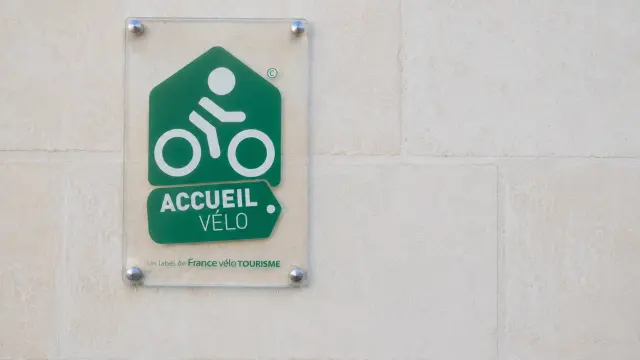 Plaque Accueil Velo