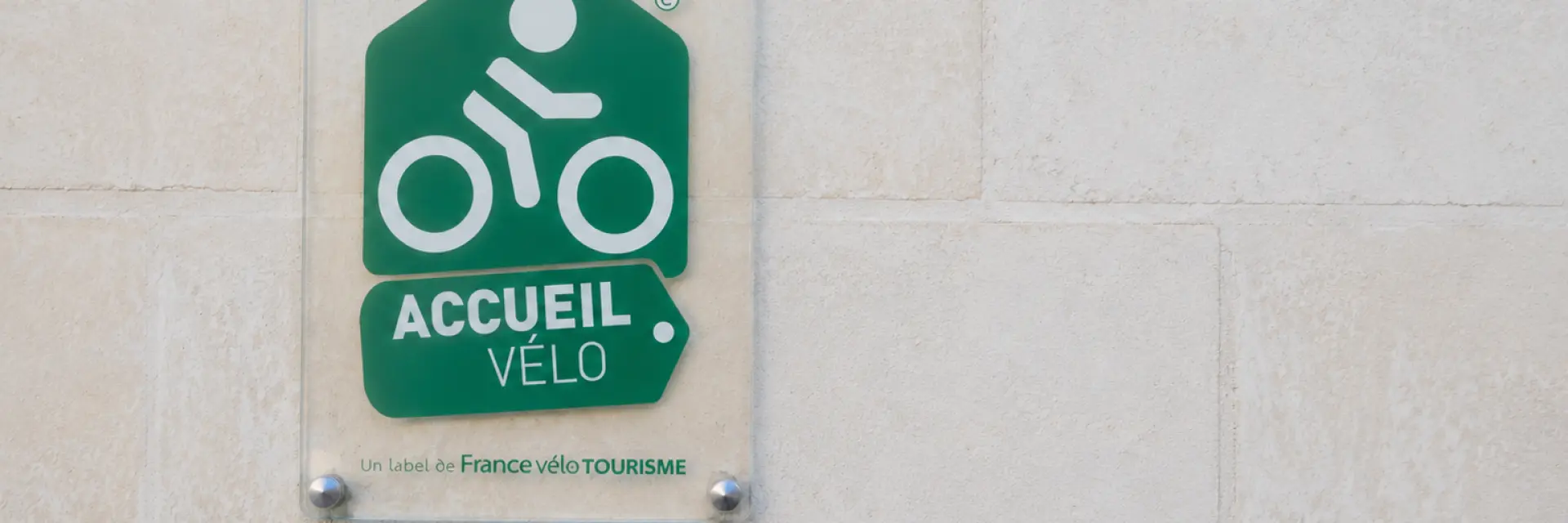 Plaque Accueil Velo