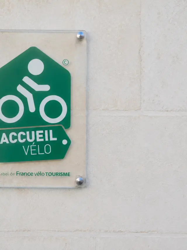 Plaque Accueil Velo